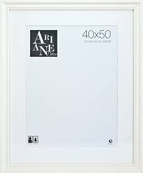 Baguette pour cadre leroy merlin / baguettes pour encadrement. Cadre Pure Perle L 40 X H 50 Cm Mdf Blanc Leroy Merlin