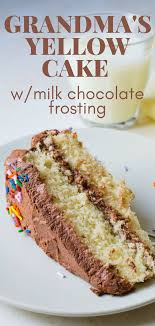 Looking For An Easy Yellow Cake Recipe Moist Yellow Cake With Milk Chocolate Frosting Yellow Cake Recipe Chocolate Frosting Recipes Best Birthday Cake Recipe