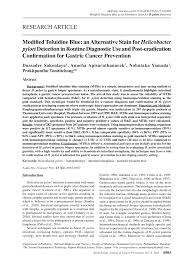 Pdf Modified Toluidine Blue An Alternative Stain For Helicobacter Pylori Detection In Routine Diagnostic Use And Post Eradication Confirmation For Gastric Cancer Prevention