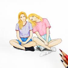 Have Fun Friends Sketch Drawings Of Friends Bff Drawings