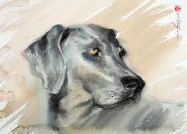 I am currently taking a painting class and so i can s… Easy Dog Watercolor Painting Novocom Top