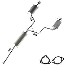 Amazon Com Resonator Muffler Exhaust System Kit Fits 2004 2006 Acura Mdx 3 5l Automotive