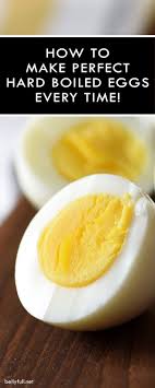 Follow These Simple Tips On How To Make Perfectly Cooked Hard Boiled Eggs Which Result In Tender Cream Perfect Hard Boiled Eggs Cooking Hard Boiled Eggs Food