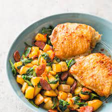 Whether you follow keto chicken thigh recipes or want to come up with your own dish, it is important to know these four essential rules to support your goals Pan Seared Chicken Thighs With Potatoes And Chorizo Cook S Country