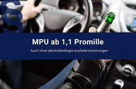 Mpu Ohne Alkoholbedingte Ausfallerscheinungen Ab 1 1 Promille