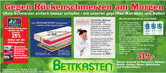 Öffnungszeiten von „bettkasten matratzen + betten fachmarkt gmbh & co. Und Taglich Grusst Das Nagetier Ludwigshafen Rheinpfalz