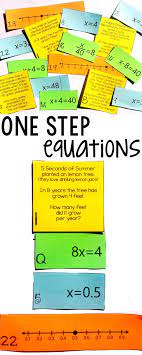 This One Step Equations Word Problems Sorting Activity Was The Perfect Way For My 6th Grade Math A One Step Equations Word Problems Solving Equations Activity