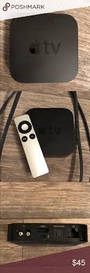 Apple Tv 2nd Generation Used Apple Tv 2nd Generation With Remote Power Cord And Hdmi Cord A Few Scratches On The Bott Apple Accessories Apple Tv Apple