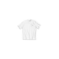 Carhartt Men's Regular XXX Large White Cotton Short-Sleeve T-Shirt K87-WHT  - The Home Depot