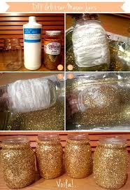 Diy Glitter Jars Simply Peachy Wedding Blog Glitter Jars Diy Glitter Mason Jars Diy Mason Jars Glitter