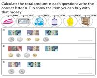australian money worksheets counting coins and notes