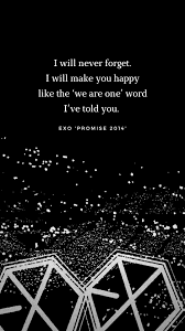 Exo Promise 2014 Wallpaper Kutipan Lirik Lirik Latar Belakang
