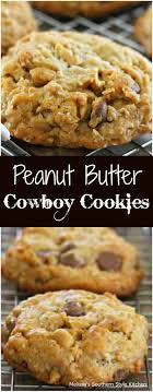 Peanut Butter Cowboy Cookies Melissassouthernstylekitchen Com Yummy Cookies Cowboy Cookie Recipe Peanut Butter Recipes