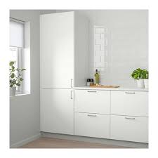 Haggeby Door White 18x40 Ikea Integrated Fridge Kungsbacka Ikea Kitchen