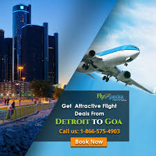 Get Attractive Flight Deals From Detroit To Goa Call 1 866 575 4903 Info Flyopedia Com Or Visit Us At H Book Flight Tickets Flight Ticket Booking Flights