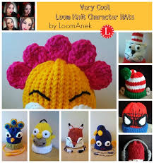I would love to try this! Loomaneks Character Hats Loomahat Com