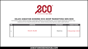 Kerani, kerja kosong melaka, kerja kosong kuantan, kerja kosong uitm, iklan jawatan kosong kerajaan 2019 kerja kosong, temuduga terbuka pramugara & pramugari air asia (20 via www.ohjob.info. Jawatan Kosong Terkini Eco Shop Marketing Sdn Bhd