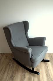 Ikea Hack Strandmon Rocker Diy Wingback Rocking Chair With Images Ikea Wingback Chair Rocking Chair Nursery Wingback Rocking Chair
