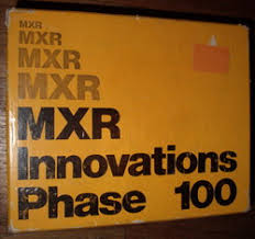 The mxr phase 100's four modes. Mxr Phase 100 Blok Logo 1979