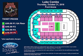 Events Luke Combs Ford Idaho Center
