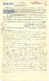 His father died when he was three, and he was raised by his mother and stepfather. Florida Memory Petition For Writ Of Habeas Corpus By Clarence Earl Gideon 1961