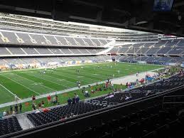 Soldier Field View From Media Deck 243 Vivid Seats