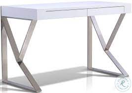 Of 15 related products on wanelo, here are 15 we think you'll love a home office desk with drawer and side cabinet with shelf. York High Gloss White Office Desk From Casabianca Home Coleman Furniture