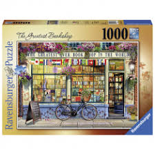 Ravensburger Pussel The Greatest Bookshop 1000 Bitar