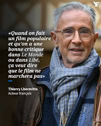 L'acteur, révélé dans la troupe du Splendid, est revenu avec humour sur le  succès populaire des comédies culte de la troupe et sur l'accueil, souvent  plus tiède, de la critique, lors d'une