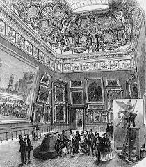 Between 1748 and 1890 it was arguably the greatest annual or biennial art event in the western world. Salon De 1737 Paris Salon Exhibitions 1667 1880 Museum Exhibition Exhibition Painting