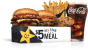 hardees 5 all star value meals