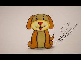 How To Drawing Dog For Kids Drawing For Kids Dogs And Kids Drawings