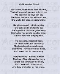 My November Guest Robert Frost Robert Frost Poems Words
