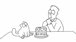 Simon's cat is an animated series featuring the mischievous and often hilarious antics of a fat white cat and his owner simon, stories that any pet owner can relate to! Simon S Cat In Purrthday Cake Neatorama