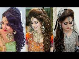 Top 40 Open Hairstyles For Wedding Ll Lovely Hairstyle For Engegment Reception Shagun Youtube Wedding Reception Hairstyles Bride Hairstyles Hair Styles