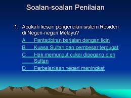 Pemerintahan tanah melayu dan malaysia. Bab Dua Dasar Campur Tangan British Di Negerinegeri