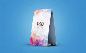 Download Table Tent Card Mockup Psd Download Psd