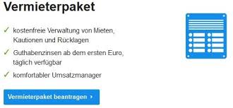 Wenn die kaution für die miete weniger als 1.000 € beträgt, sind anbieter kautionsfuchs und deutsche kautionskasse die besten mietkautionsversicherungen. Vermieterkonto Kostenloses Konto Fur Mieteinnahmen
