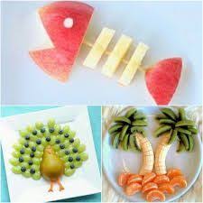 Resultado De Imagen Para Frutas Decoradas Platos Decorados Con Frutas Adornos Con Frutas Desayunos Con Fruta