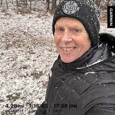 A snowy 4 + Mile walk this afternoon! #cardioday #snowwalk  #movementismedicine #getoutsideandplay #winterstormkingston