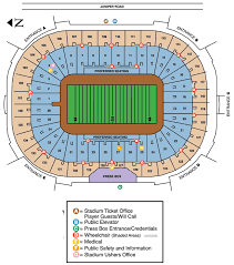 Prototypic Notre Dame Football Stadium Seating Chart Notre