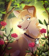 La Belle Fleur Sauvage By Skailla Deviantart Com On Deviantart Dog Design Art Canine Art Cute Animal Drawings