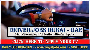 Driver Jobs In Dubai In 2020 Driver Job Truck Driver Jobs Job