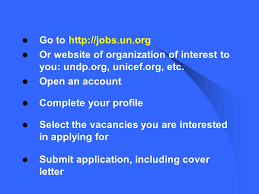 There is a broad range of jobs in the field from building homes to commercial construction. How To Best Present Your Candidature To The United Nations John Ericson Chief Outreach Section Office Of Human Resources Management December Ppt Download