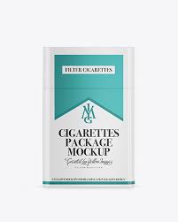 Download Paper Cigarette Pack Mockup In Box Mockups On Yellow Images Object Mockups PSD Mockup Templates