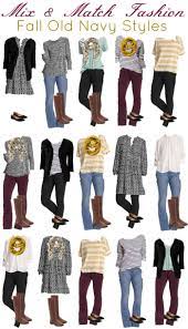 Old Navy Mix And Match Wardrobe For Fall Fashion Fall Outfits Matched Outfits