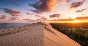 4k00:26overview of dune du pilat sandhill in arcachon bassin france with people walking along the. Sand Dune In France Dune Du Pilat Credit J P Bellon Europe