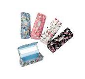 Amazon.com : AUEAR, 4 Pack Floral Lipstick Case with Mirror ...