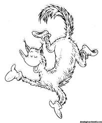 Fox In Socks Coloring Page Fox Coloring Page Dr Seuss Coloring Pages Animal Coloring Pages