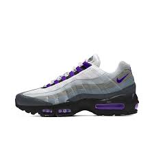 Nike Air Max 95 Id Women S Shoe Size 6 Purple Nike Air Max 95 Nike Air Max Nike Shoes Outlet